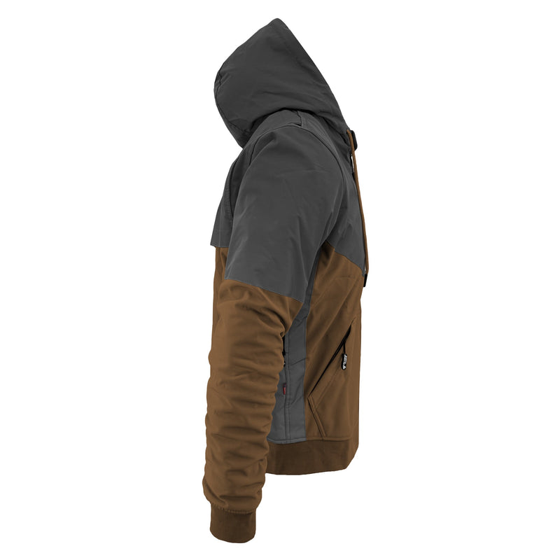 Load image into Gallery viewer, SoftShell Reflective Light Brown Nebula Hoodie
