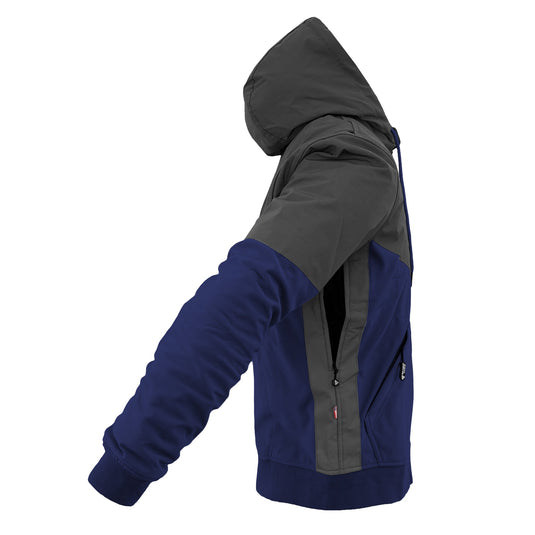 SoftShell Reflective Navy Blue Nebula Hoodie