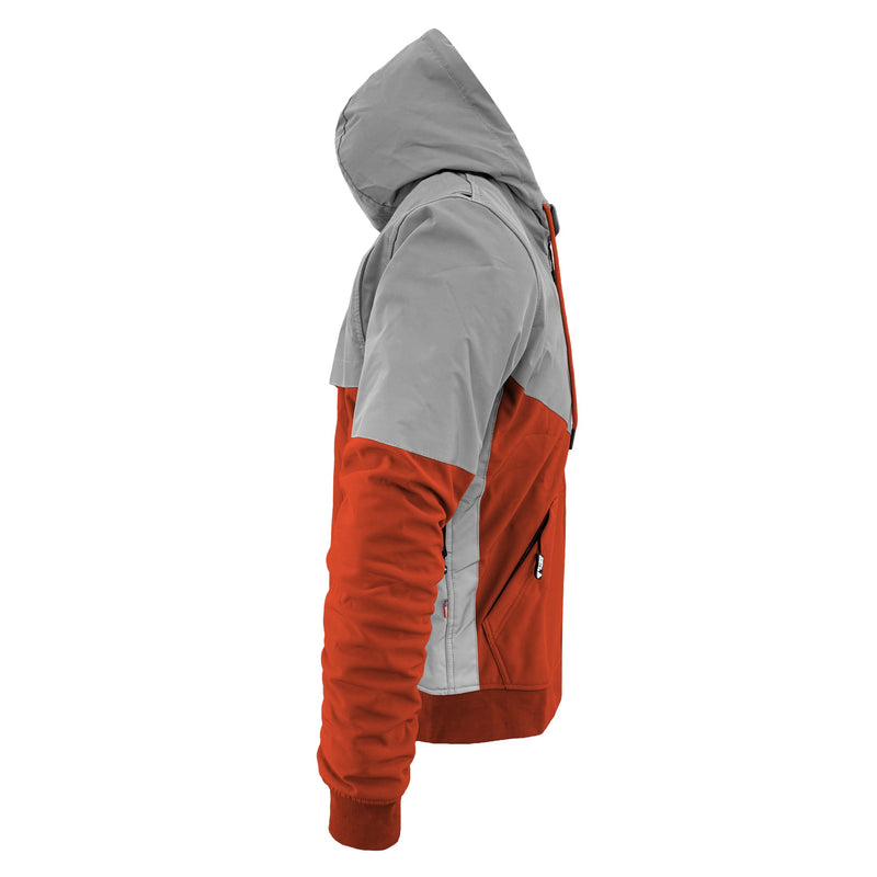 Load image into Gallery viewer, SoftShell Reflective Orange Eclipse Hoodie
