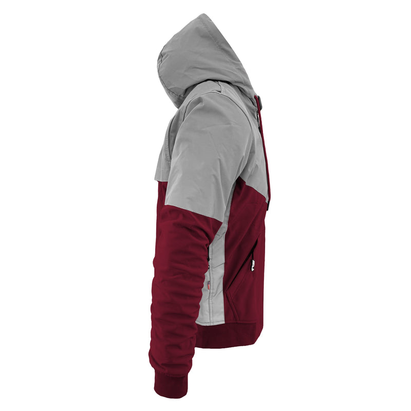 Load image into Gallery viewer, SoftShell Reflective Red Maroon Eclipse Hoodie

