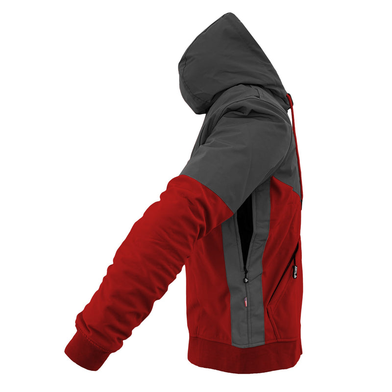 Load image into Gallery viewer, SoftShell Reflective Red Nebula Hoodie
