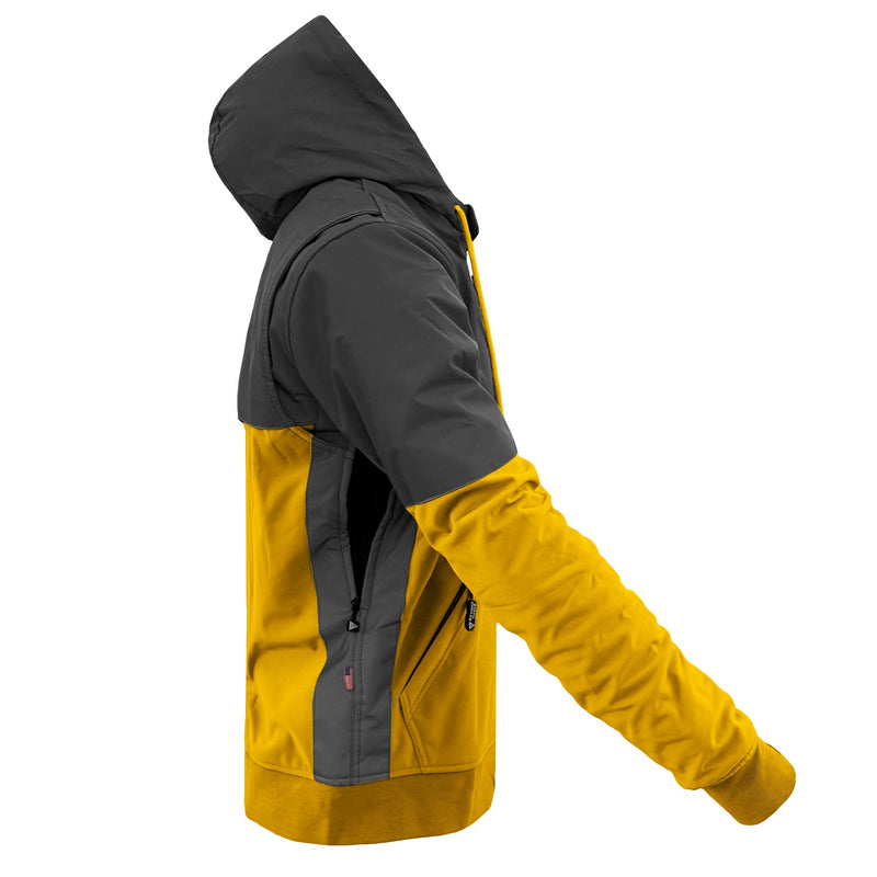 Load image into Gallery viewer, SoftShell Reflective Yellow Nebula Hoodie
