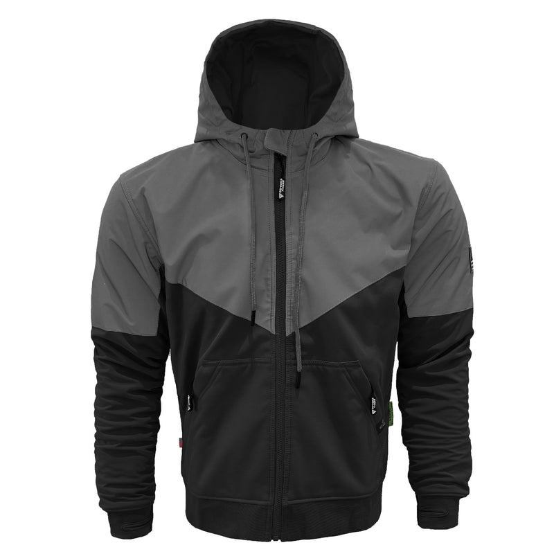 Load image into Gallery viewer, SoftShell Reflective "Nightfall Nebula" Hoodie - Black
