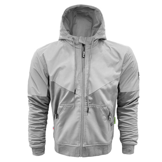 SoftShell Reflective "Twilight Titanium" Hoodie - Light Grey