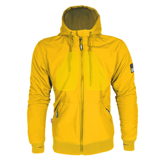 Protective SoftShell Unisex Hoodie - Yellow Matte