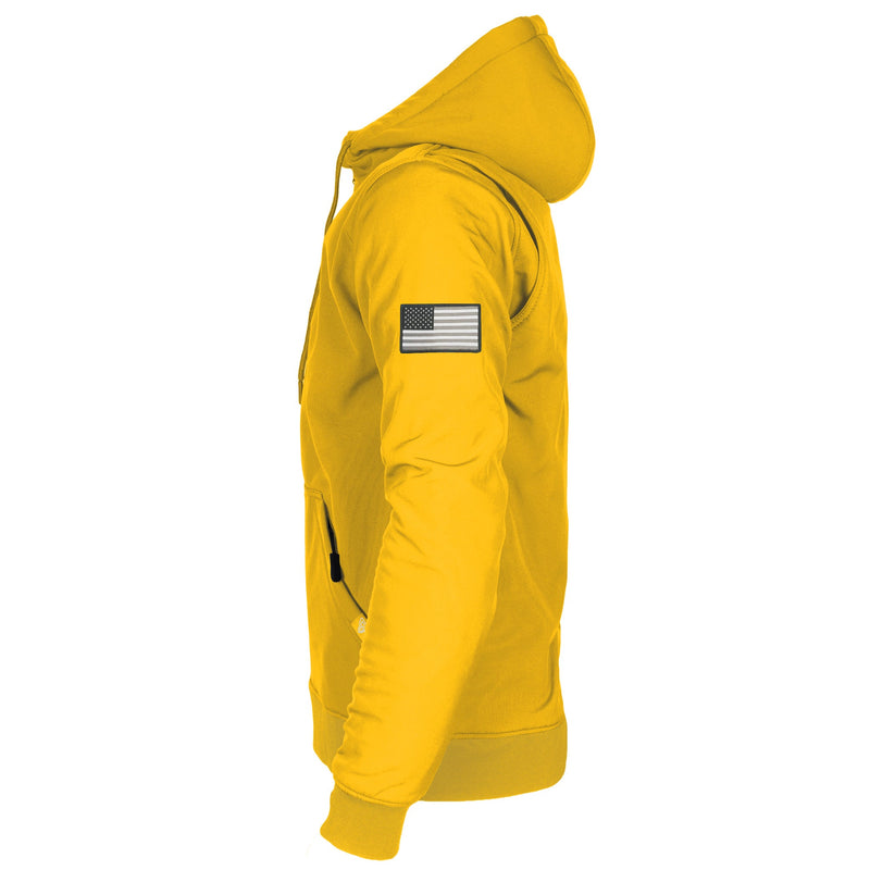 Load image into Gallery viewer, Protective SoftShell Unisex Hoodie - Yellow Matte
