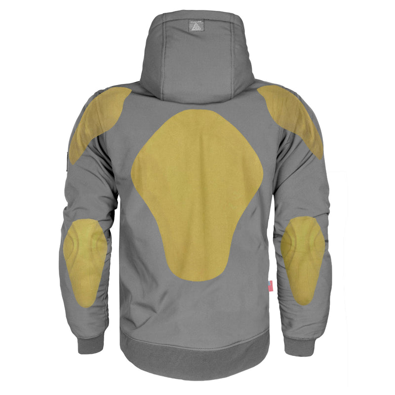 Load image into Gallery viewer, Protective SoftShell Unisex Hoodie - Gray Matte
