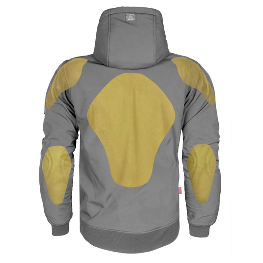 Protective SoftShell Unisex Hoodie - Gray Matte