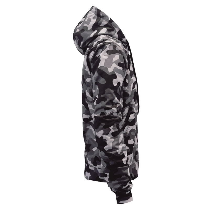 Load image into Gallery viewer, Protective SoftShell Unisex Camouflage Hoodie - "Grey Boomer"
