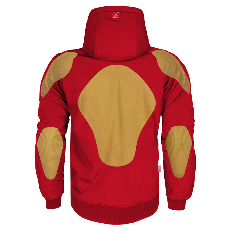 Load image into Gallery viewer, Protective SoftShell Unisex Hoodie - Red Solid Matte
