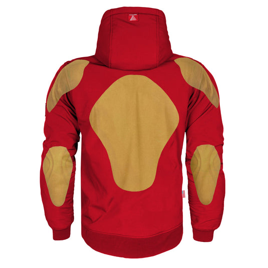 Protective SoftShell Unisex Hoodie - Red Solid Matte