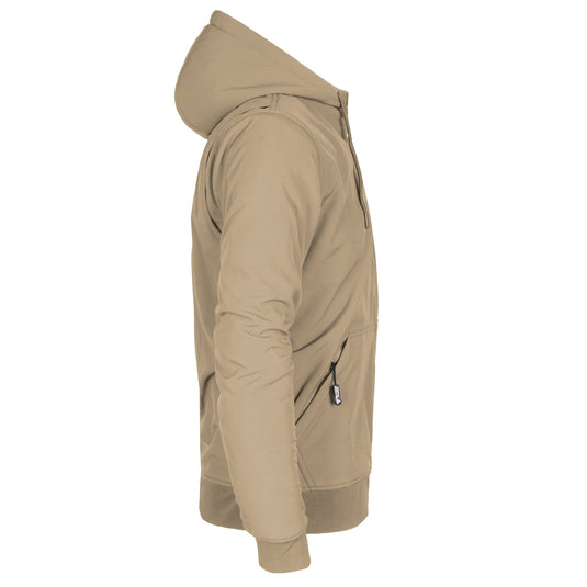 Protective SoftShell Unisex Hoodie - Khaki Matte