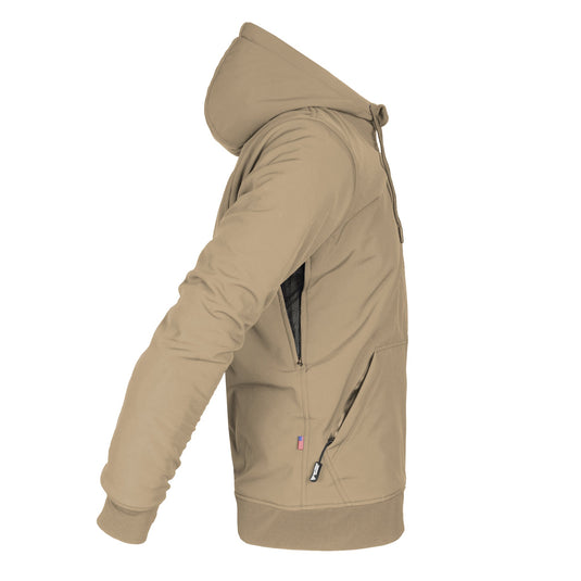 Protective SoftShell Unisex Hoodie - Khaki Matte