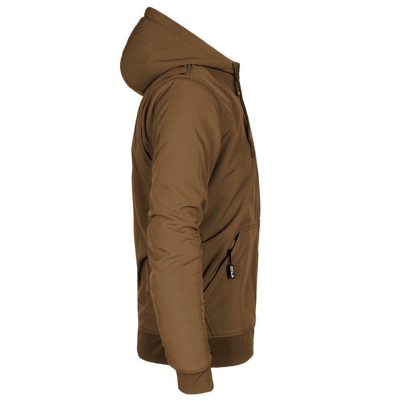 Load image into Gallery viewer, Protective SoftShell Unisex Hoodie - Light Brown Matte
