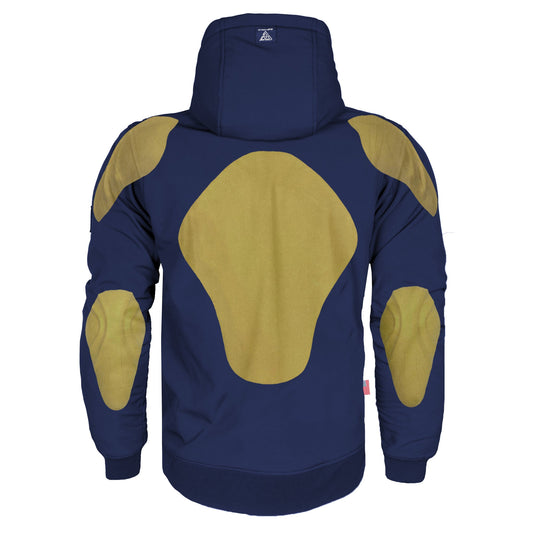 Protective SoftShell Unisex Hoodie - Navy Blue Matte