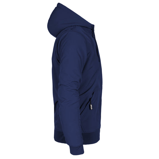 Protective SoftShell Unisex Hoodie - Navy Blue Matte