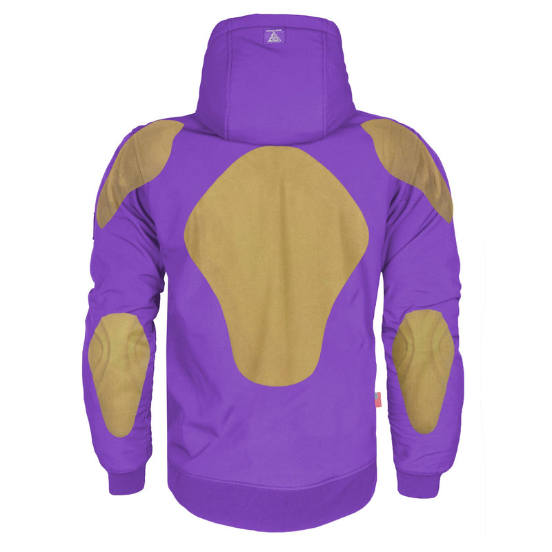 Load image into Gallery viewer, Protective SoftShell Unisex Hoodie - Purple Matte
