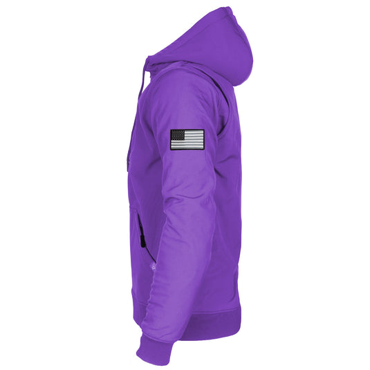 Protective SoftShell Unisex Hoodie - Purple Matte