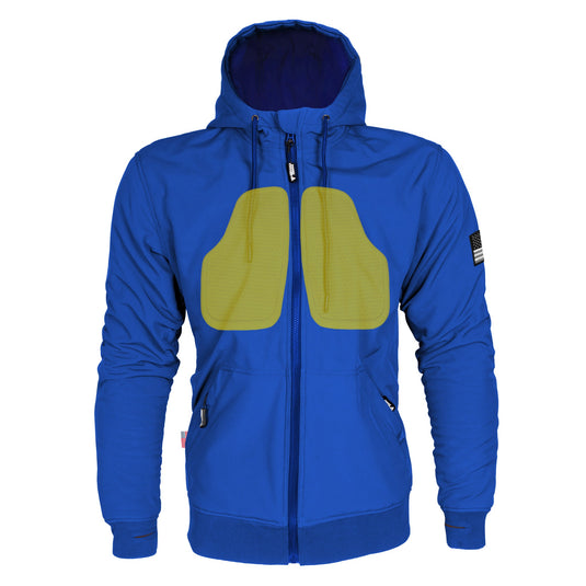 Protective SoftShell Unisex Hoodie - Royal Blue Matte