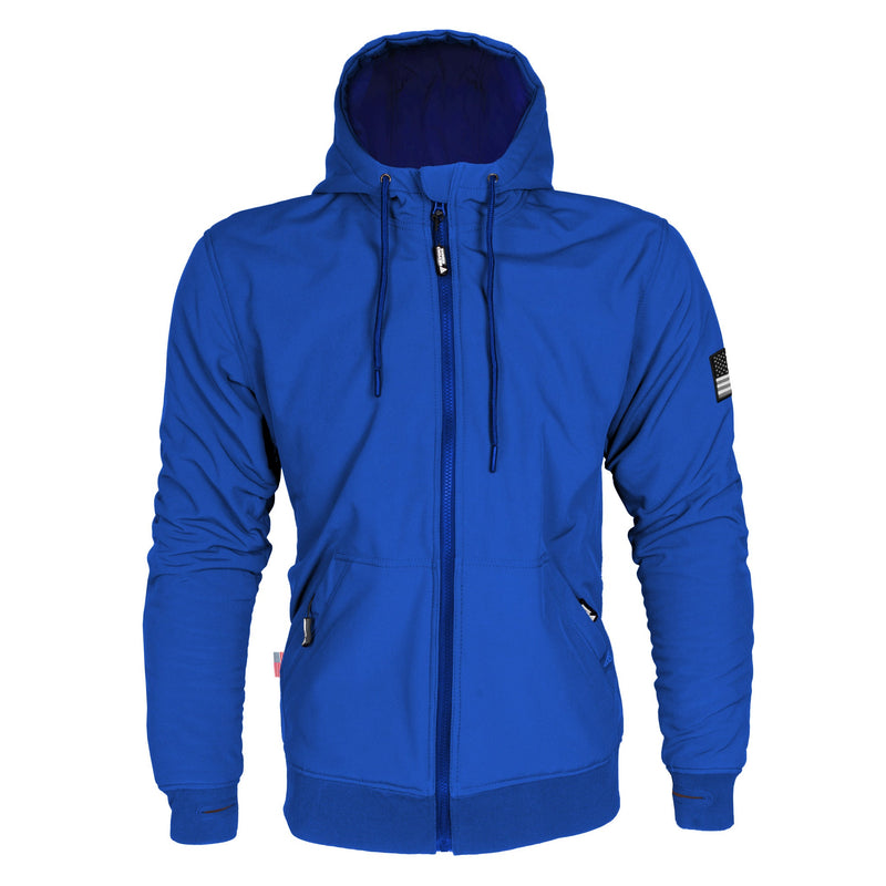 Load image into Gallery viewer, Protective SoftShell Unisex Hoodie - Royal Blue Matte
