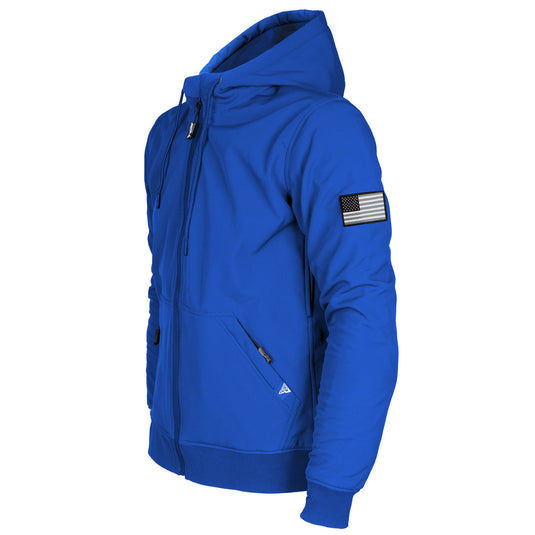 Protective SoftShell Unisex Hoodie - Royal Blue Matte