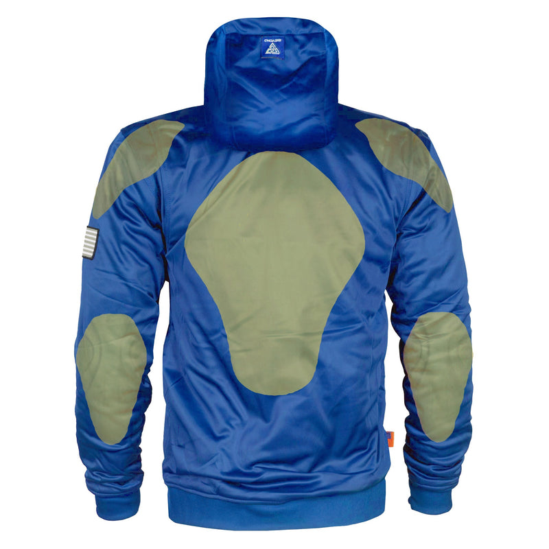 Load image into Gallery viewer, Blue Solid Ultra Protective Hoodie
