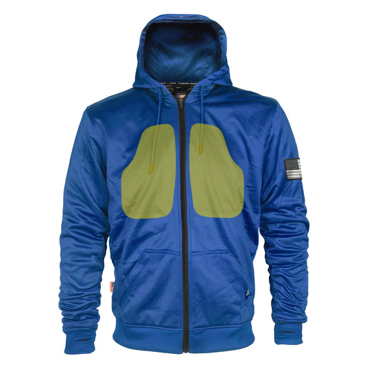 Blue Solid Ultra Protective Hoodie