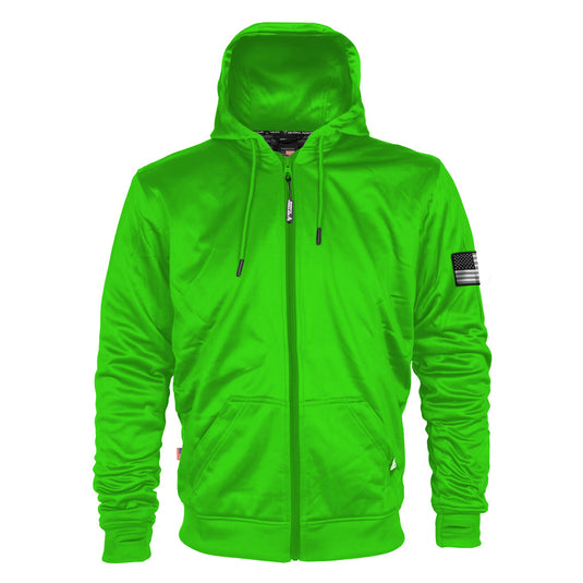 Green Solid Ultra Protective Hoodie