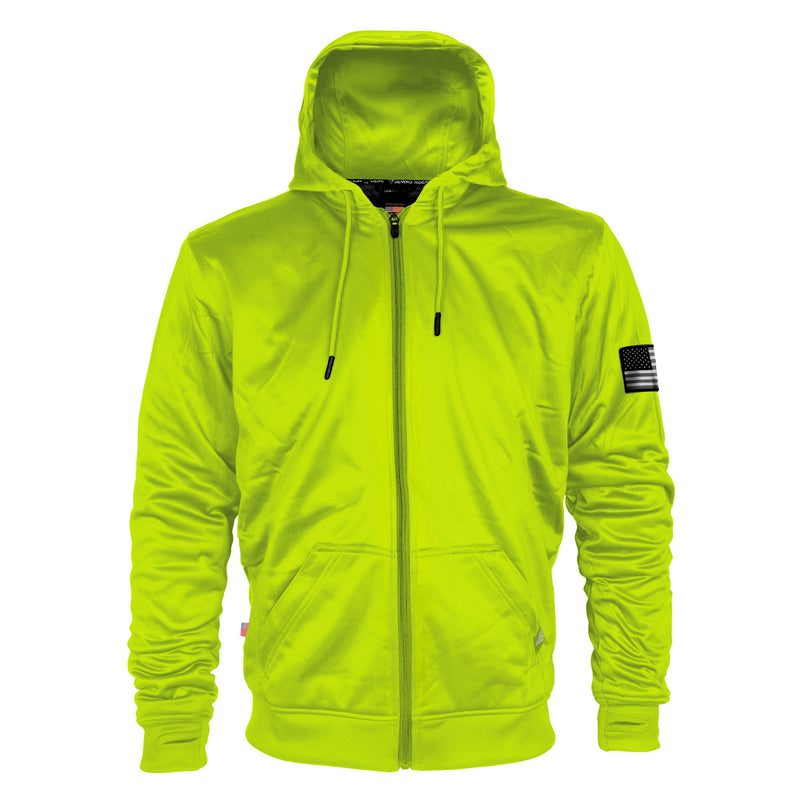 Load image into Gallery viewer, Hi Vis Green Solid Ultra Protective Hoodie
