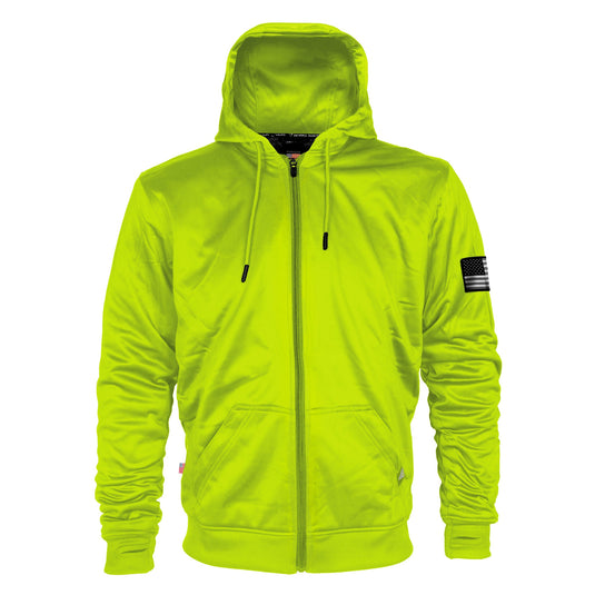 Hi Vis Green Solid Ultra Protective Hoodie