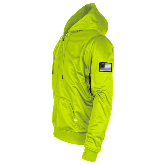 Hi Vis Green Solid Ultra Protective Hoodie
