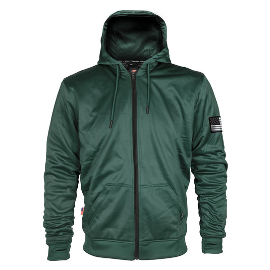 Dark Green Solid Ultra Protective Hoodie