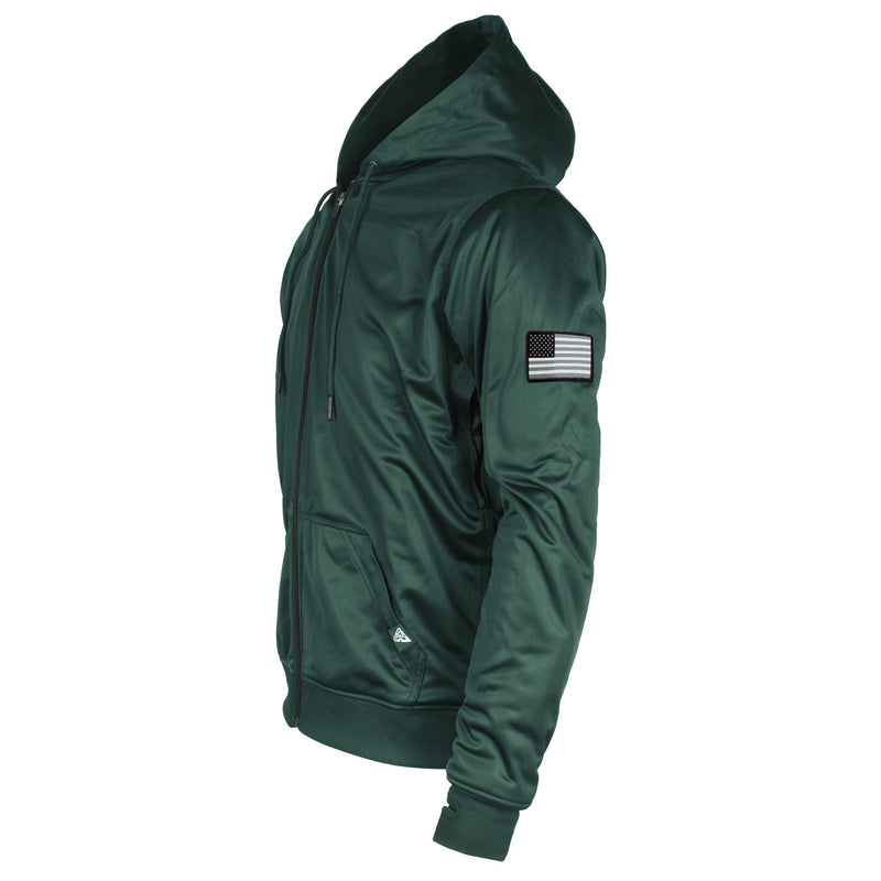 Load image into Gallery viewer, Dark Green Solid Ultra Protective Hoodie
