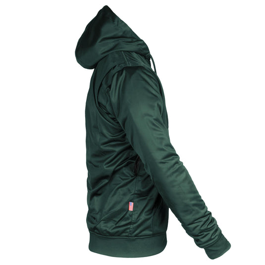 Dark Green Solid Ultra Protective Hoodie