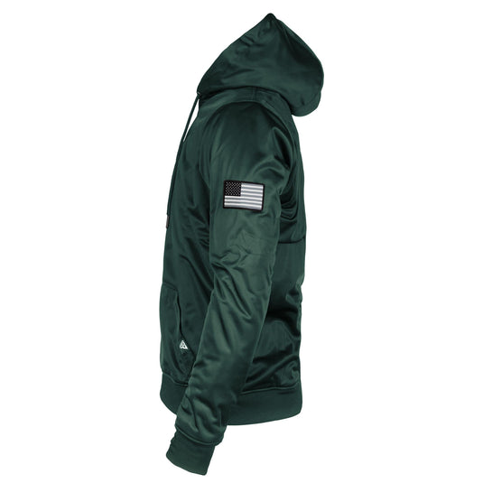 Dark Green Solid Ultra Protective Hoodie