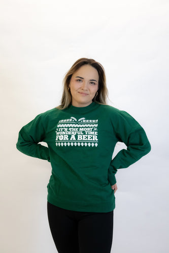 1876 | The Most Wonderful Sweatshirt - Green *FINAL SALE*