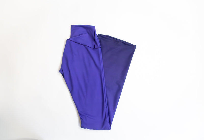 Load image into Gallery viewer, Purple Amethyst Jewel Flare Pants

