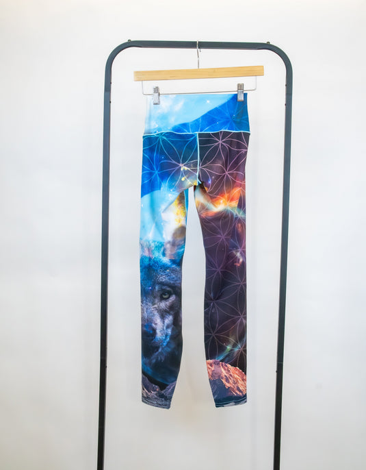 Cosmic Wolf Yoga Pants Grassroots x Colorado Threads
