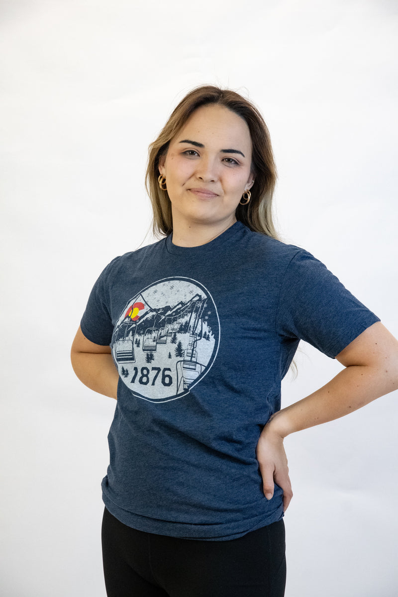 Load image into Gallery viewer, 1876 | Downhill Tee
