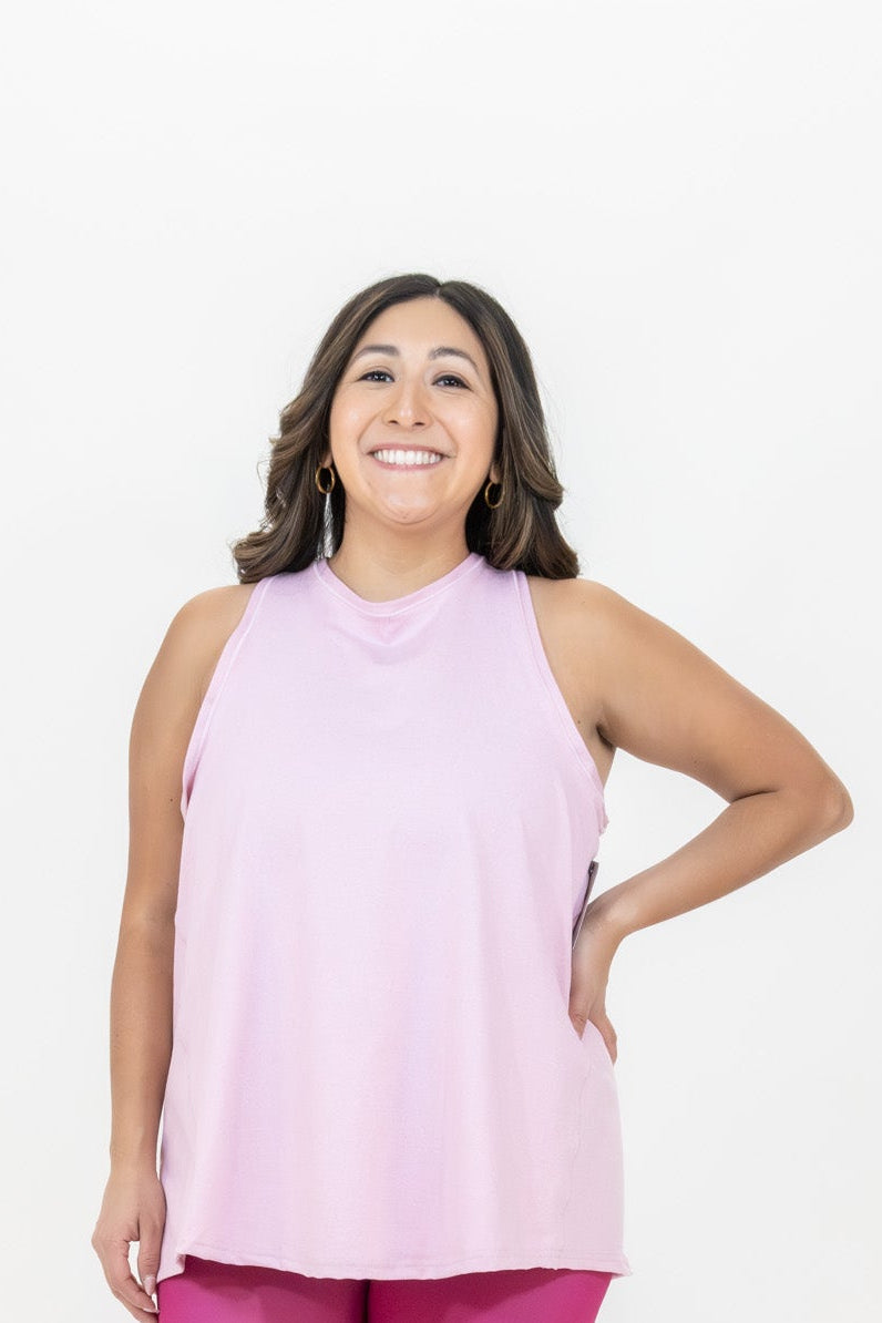 Load image into Gallery viewer, Blush Tie Back Tank

