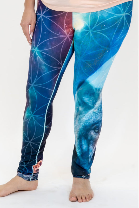 Cosmic Wolf Yoga Pants Grassroots x Colorado Threads