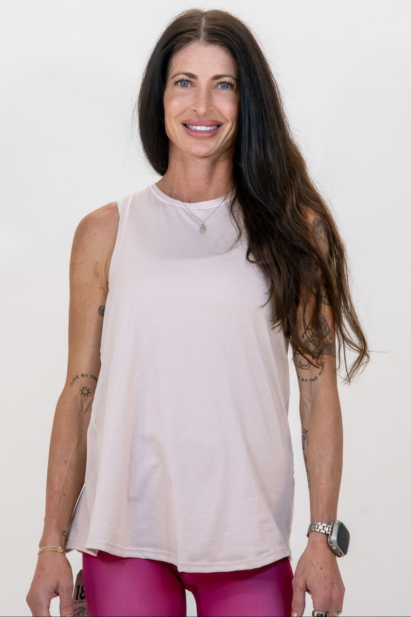 Load image into Gallery viewer, Blush Tie Back Tank
