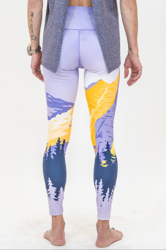 Painted Peaks Yoga Pants