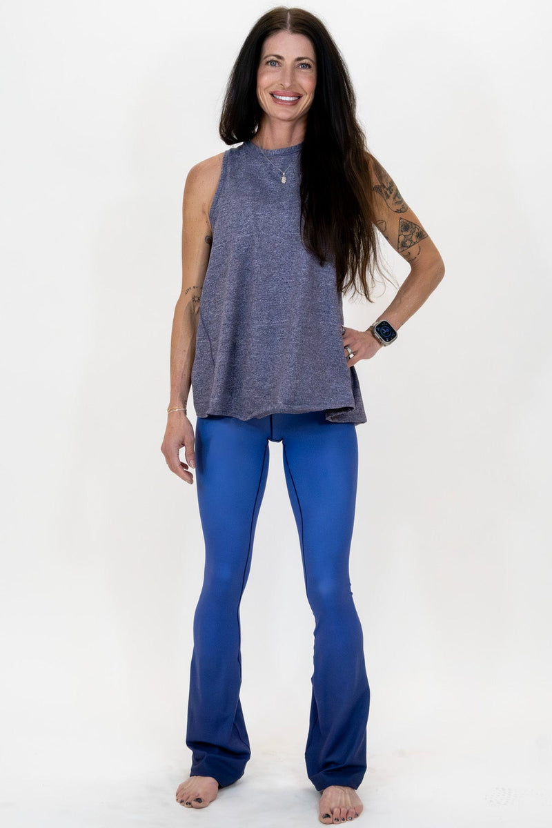 Load image into Gallery viewer, Purple Amethyst Jewel Flare Pants

