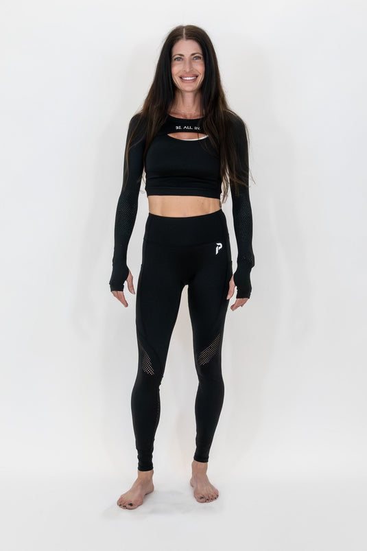 Iron Pulse Lifestyle Pocket Black Yoga Pant *FINAL SALE*