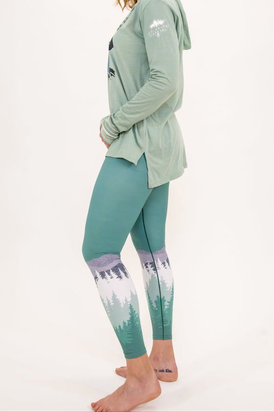 Peak Green Summit Yoga Pants