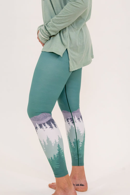 Peak Green Summit Yoga Pants