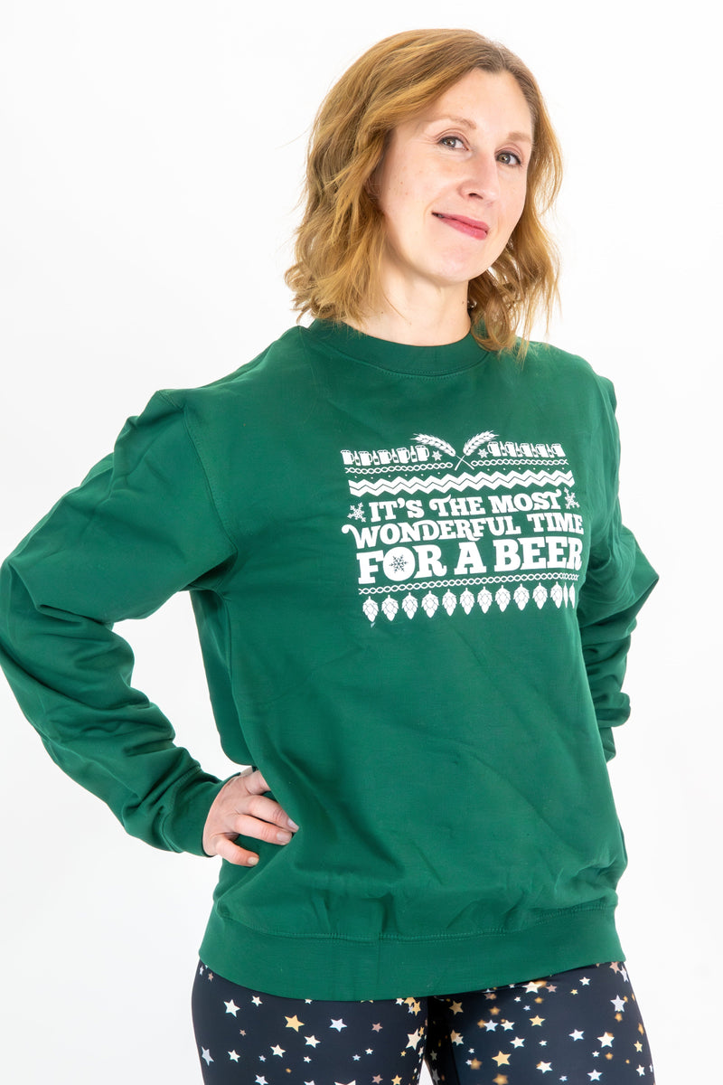 Load image into Gallery viewer, 1876 | The Most Wonderful Sweatshirt - Green *FINAL SALE*

