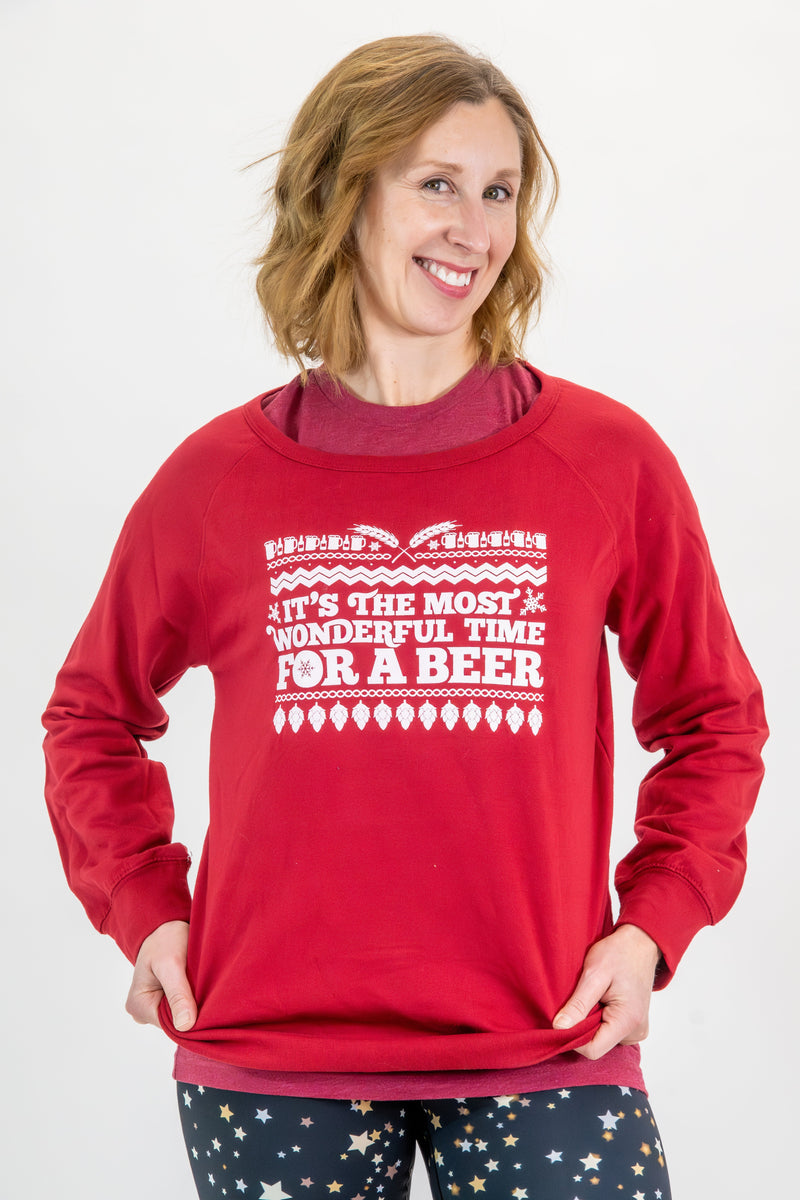 Load image into Gallery viewer, 1876 | The Most Wonderful Sweatshirt - Red *FINAL SALE*
