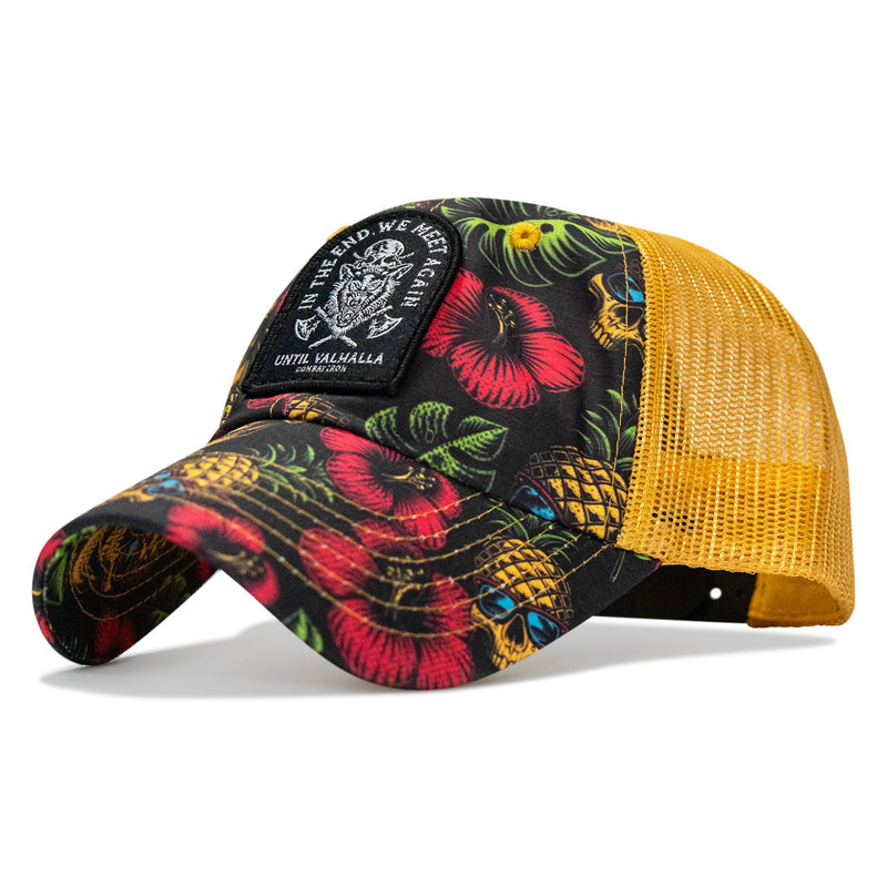 Load image into Gallery viewer, In The End, We Meet Again - Until Valhalla Patch Tactical Ripstop Mesh Snapback Hat

